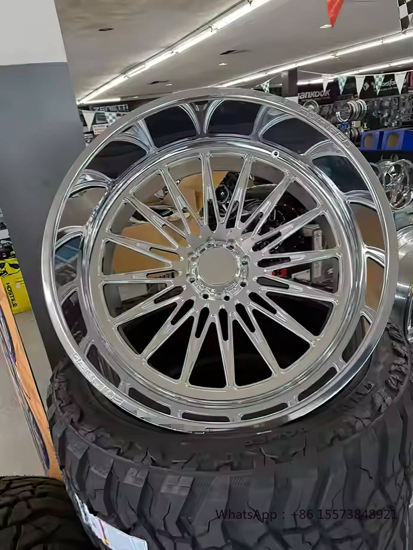 

Кованые хромированные диски Deep Dish с глубоким ободом для пикапов F-150, F-250, F-350, внедорожные колеса