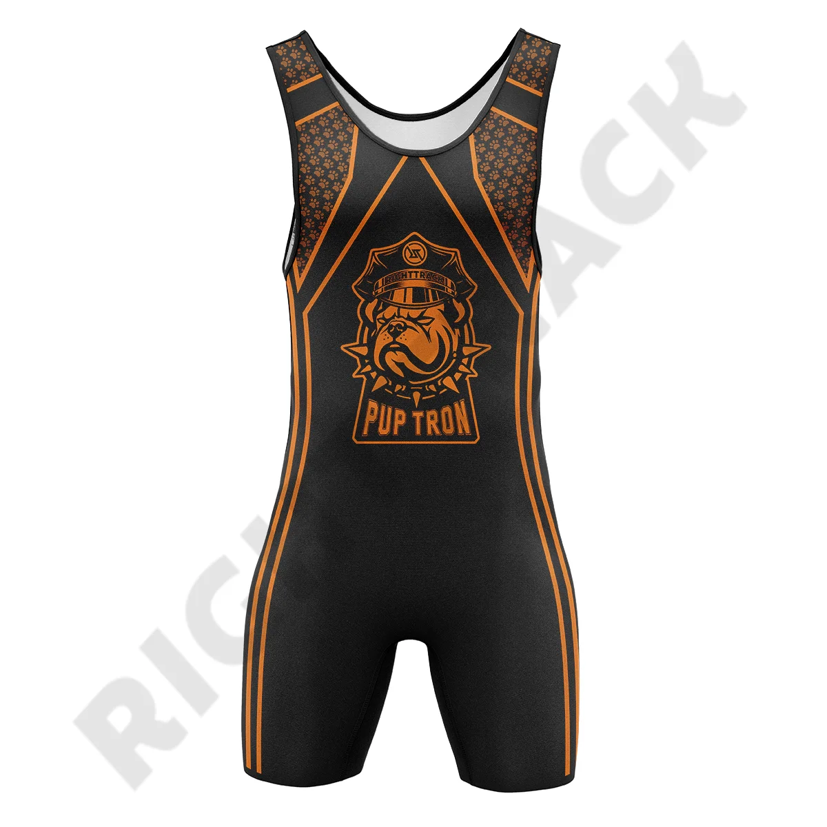 Sexy Men‘s Pup Tron Zipper Singlet RightTrack One-Piece Wrestling Powerlifting Sleeveless Gym Sport Fitness Clothing