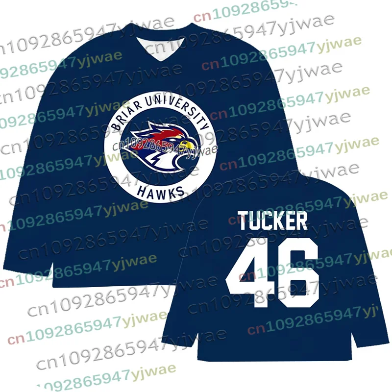 Cosplay Off Campus Briar University Hockey-Trikot Graham 44 22 DI LAURENTIS 66 Tucker46 Langarm-T-Shirt 3D-Druck Herren-Trikot – Detail 16