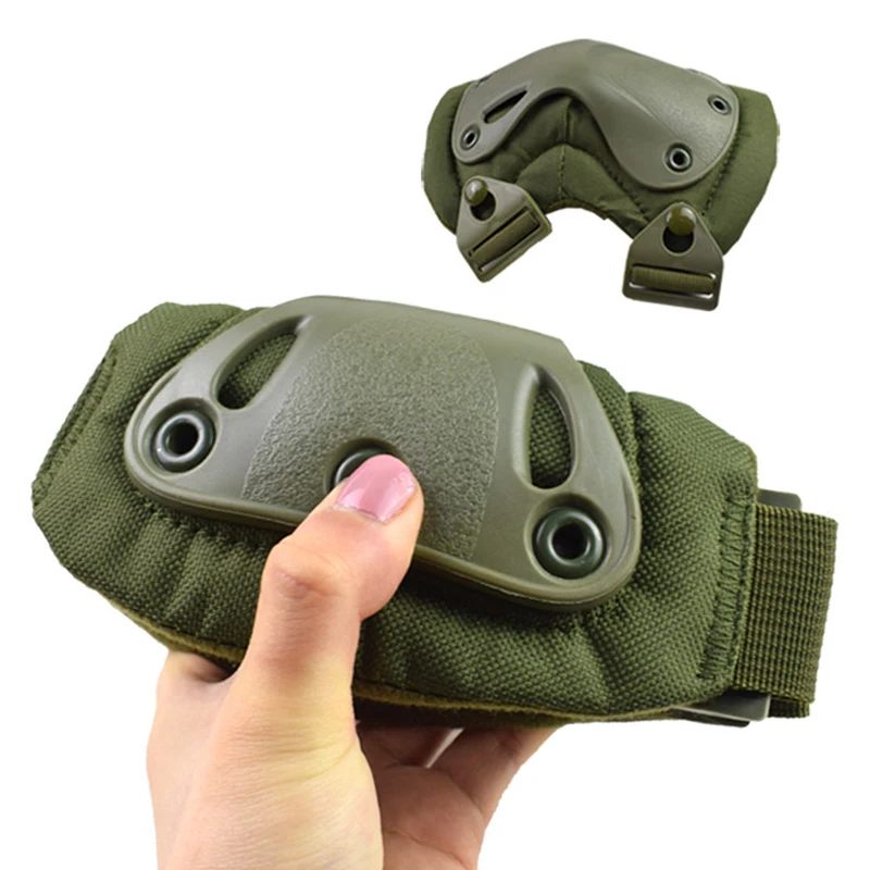 JSJM 2025 New Tactical Knee & Elbow Pads - Military-Grade Protection for CS, Airsoft, Hunting, Outdoor Sports & Safety Gear