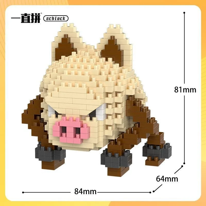 Pokemon Bausteine Kleine Cartoon Mini Block Pikachu Charizard Eevee Mewtwo Anime Montieren Action Modell Puppen Jungen Spielzeug – Detail 22