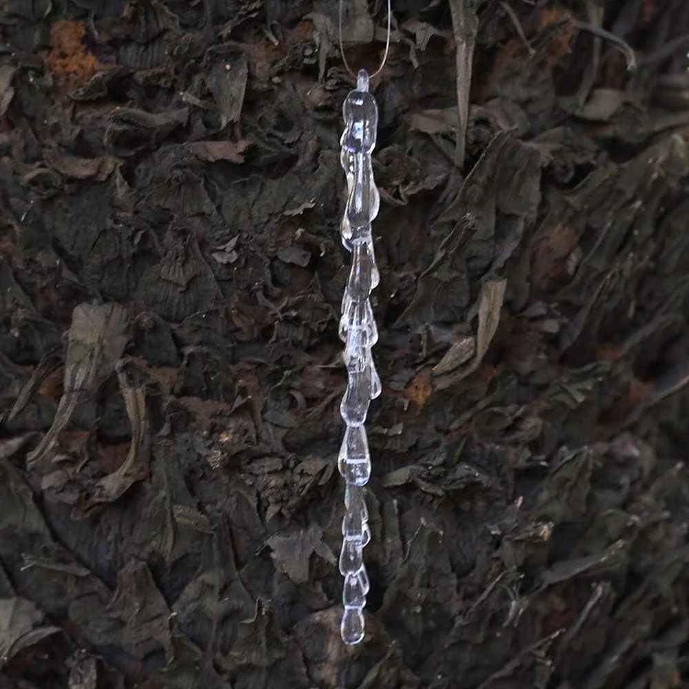 Decorative Water Drop Icicles Hanging Pendants For Winter Christmas Holiday Party Wedding Window Ornament Kit