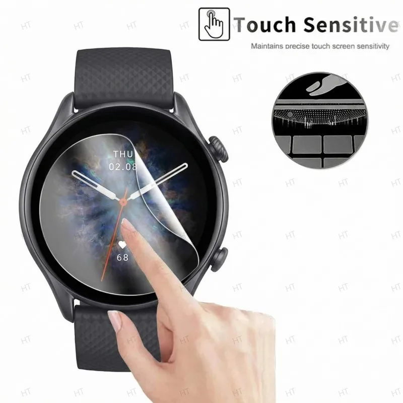 Screen Protector for Amazfit GTR 3 Pro 4 2 Protector Film for Amazfit GTR 4 3 Pro Amazfit GTR 2 New Version Film Foil Protection