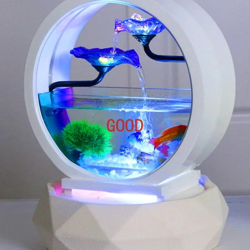 Fish Globe Landscaping Decoration Living Room Small Ecology