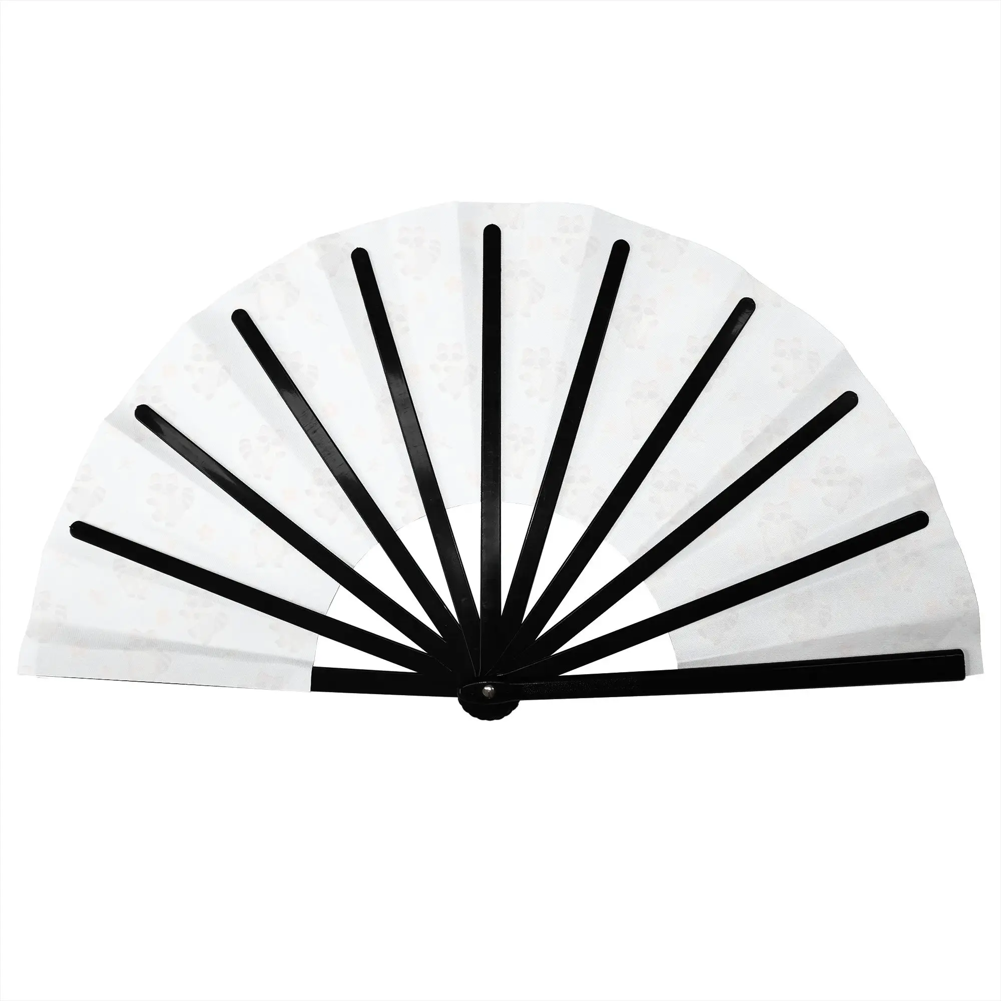 Chibi Raccoon  Portable Pocket Fan Travel Blue Folding Fan Chinese Dance Cooling Handheld Fans