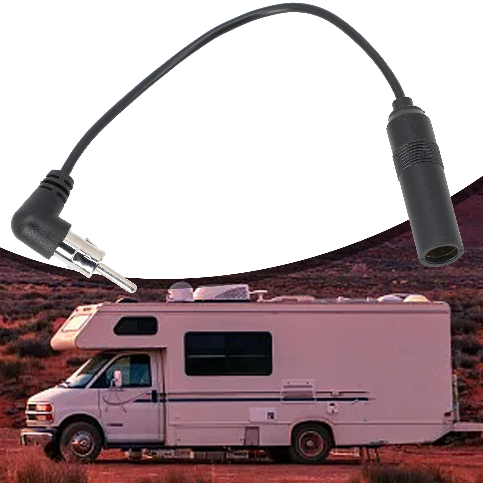 20CM Radio FM/AM Antenna Adapter Car Audio Extension Aerial For Ford Wiring Cable Auto Radio Antenna Adapters DC 12V