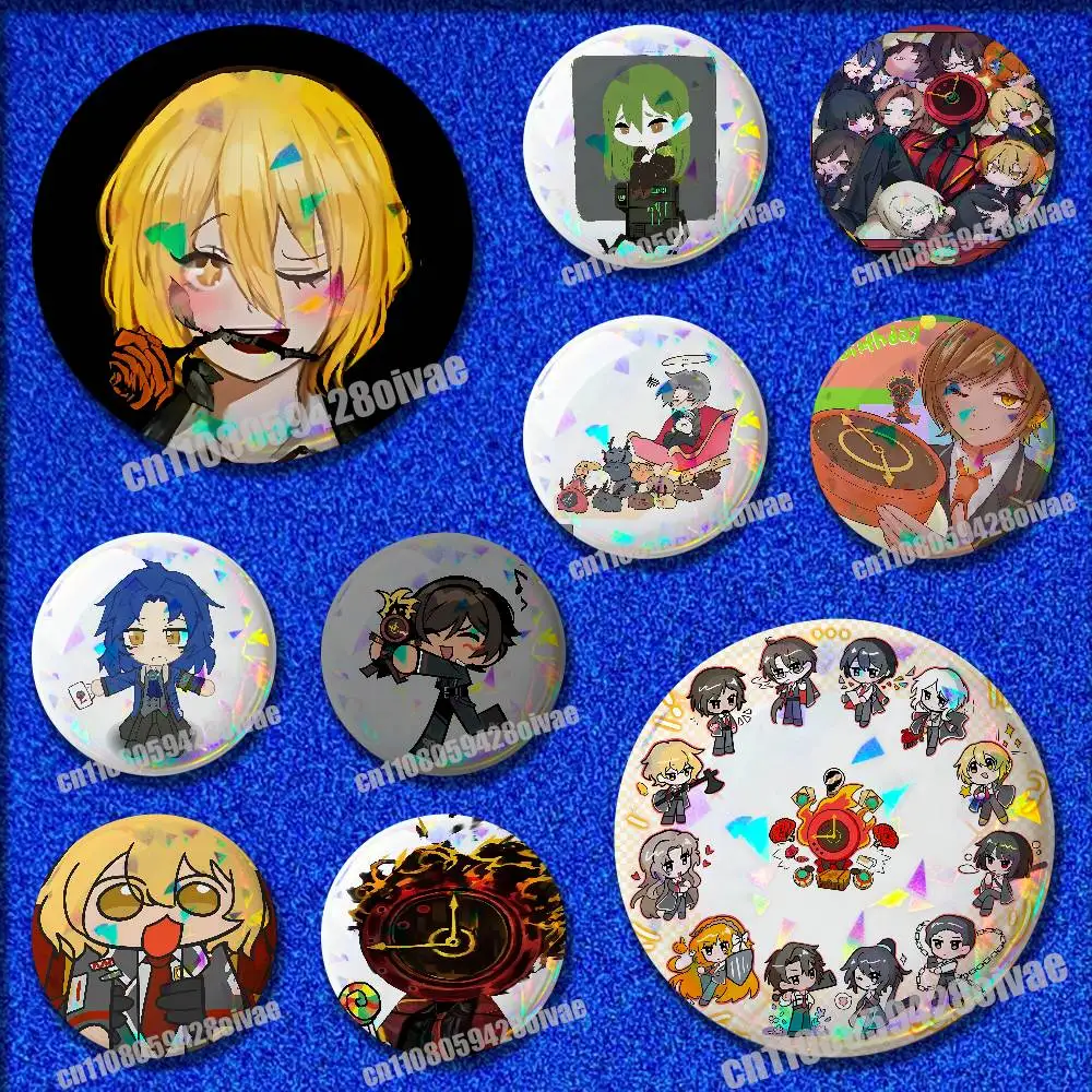 L-Lobotomy Corporation L-Limbus Company Insignia Badge Case For Collectibles 32mm 58mm 75mm Ornament Round Pin Brooch