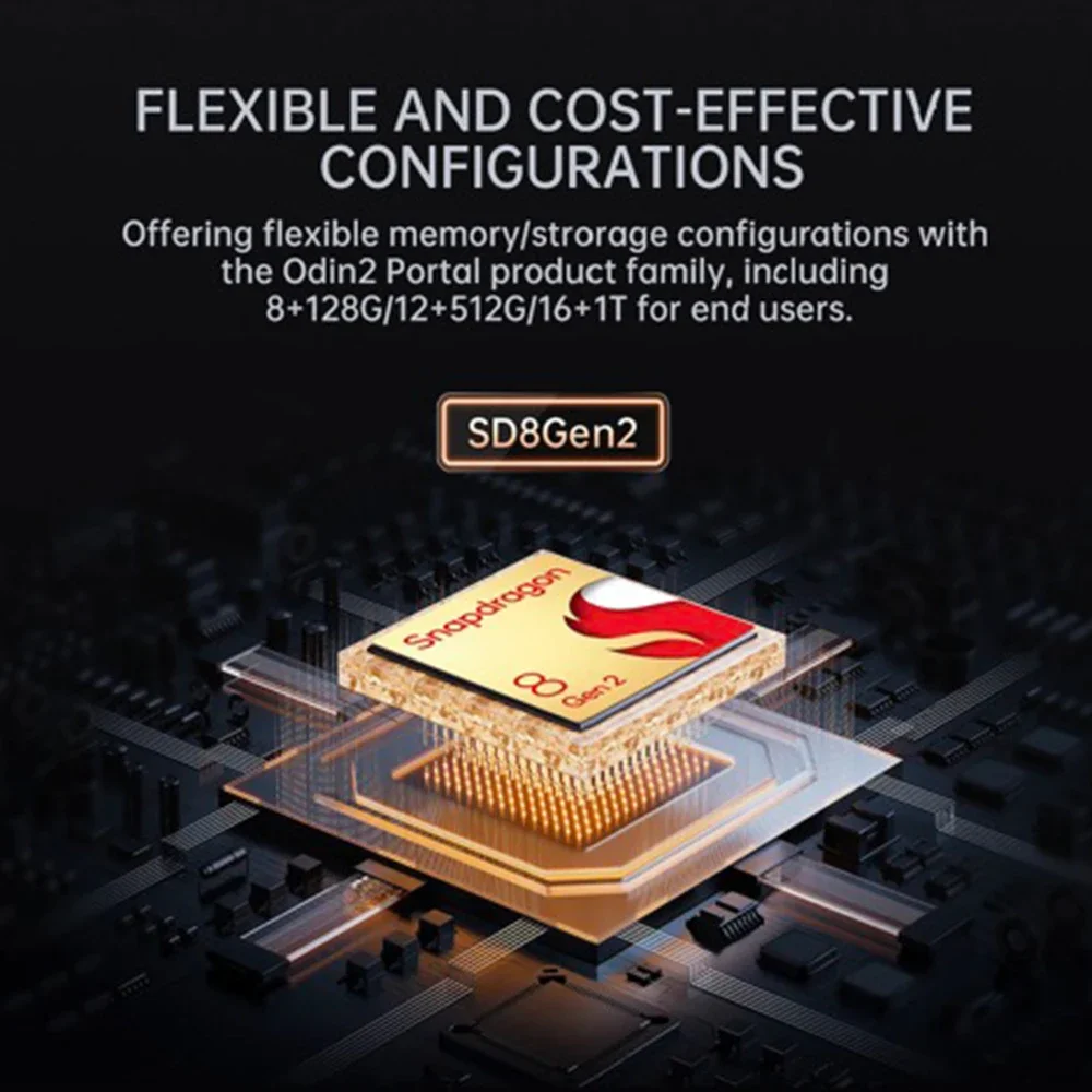 مشغل ألعاب محمول باليد من Ayn Odin 2 Portal مقاس 7 بوصات بقدرة 8000 مللي أمبير في الساعة 8 Gen2 Retro Video 120 هرتز شاشة مفتوحة المصدر11