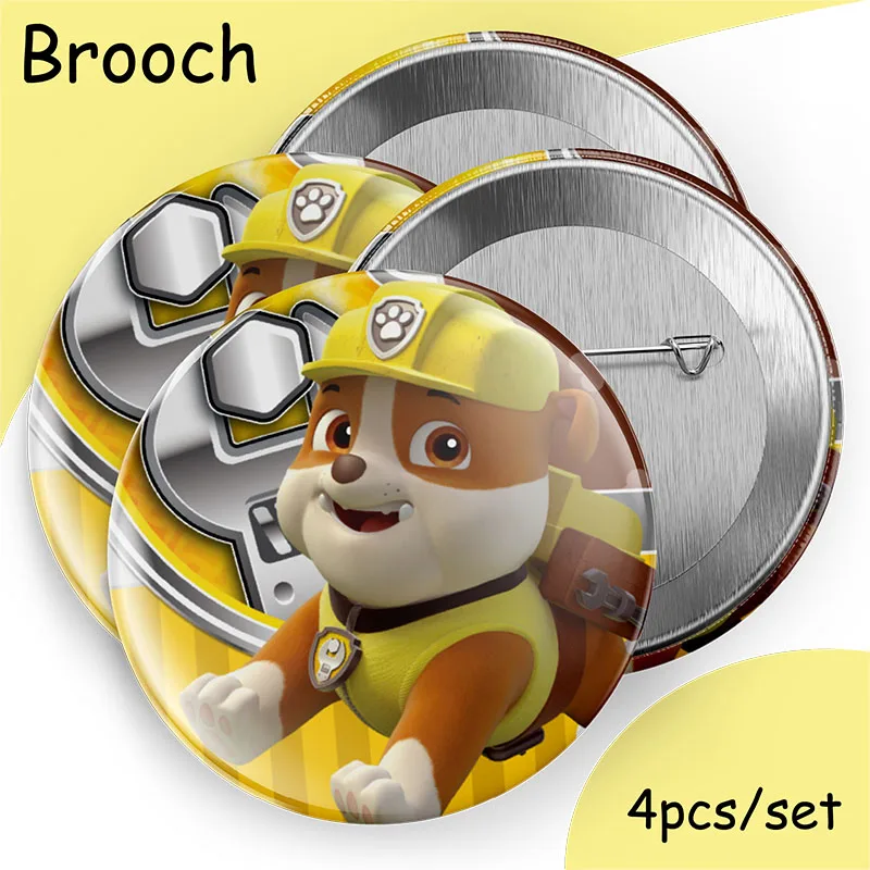 PAW PATROL Cartoon Birthday Party Plate Cups banner Decorations Paw Patrol Rubble Theme Baby Shower Kids Birthday Party Supplies