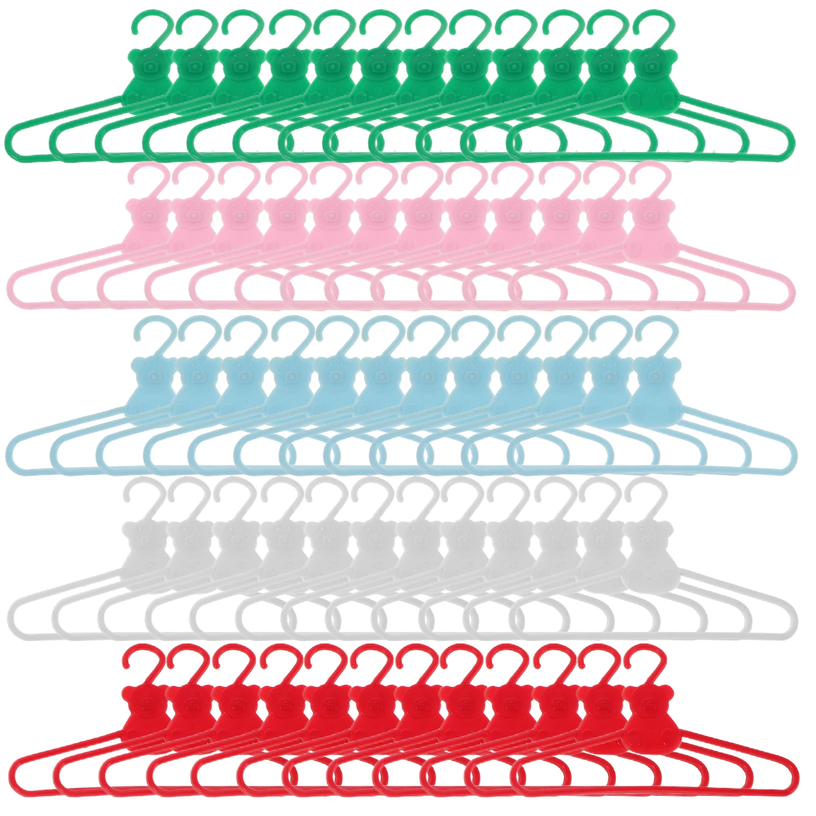 

100 Pcs Mini Hanger Clothes Holder Display for Gowns Baby Accessories Coat Christmas Hangers Clothing