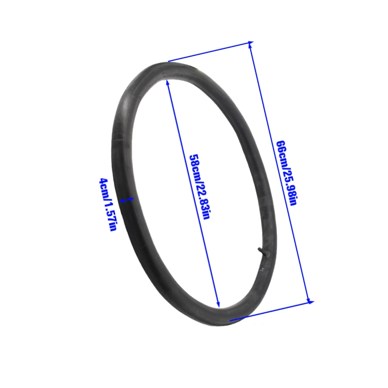 26X2.125/2.35 New Premium Straight Inner Tube – Ideal for Children's Bicycles, Folding Bicycles & Small Skateboards