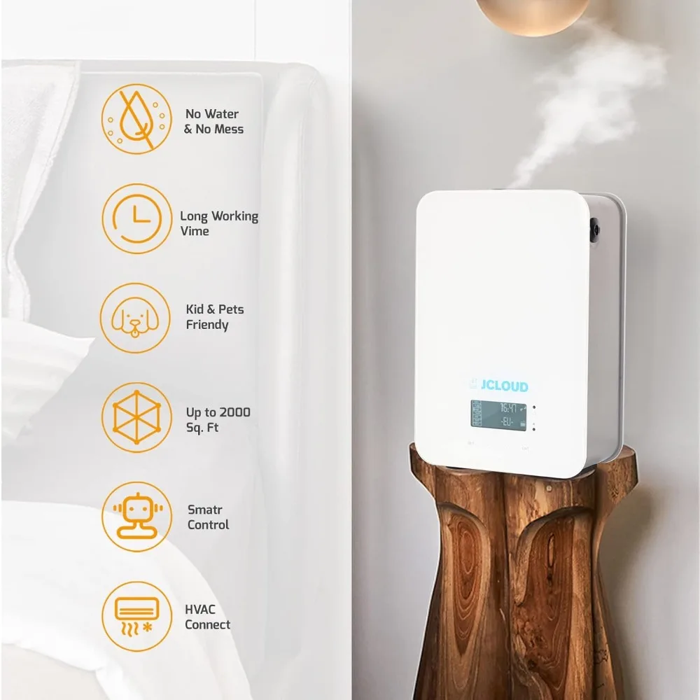 Upgrade Smart Scent Air Machine for Home, Hotel Collection Diffuser with Cold Air Technology, HVAC Scent Diffuser Cover Up