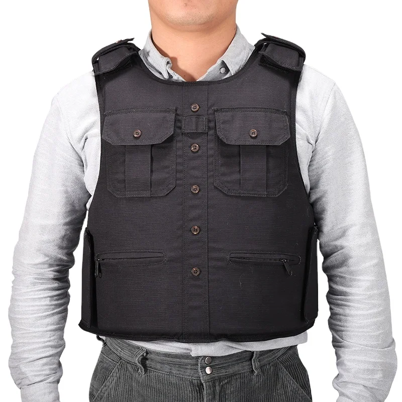 Outdoor Training Vest Soft Uniform Stabproof Men Safety Protection Waistcoat Jacket Conceal Tactical Vest