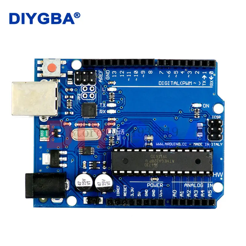 1 Set For UNO R3 ATMEGA16U2+MEGA328P Chip For Arduino UNO R3 Development board with USB CABLE