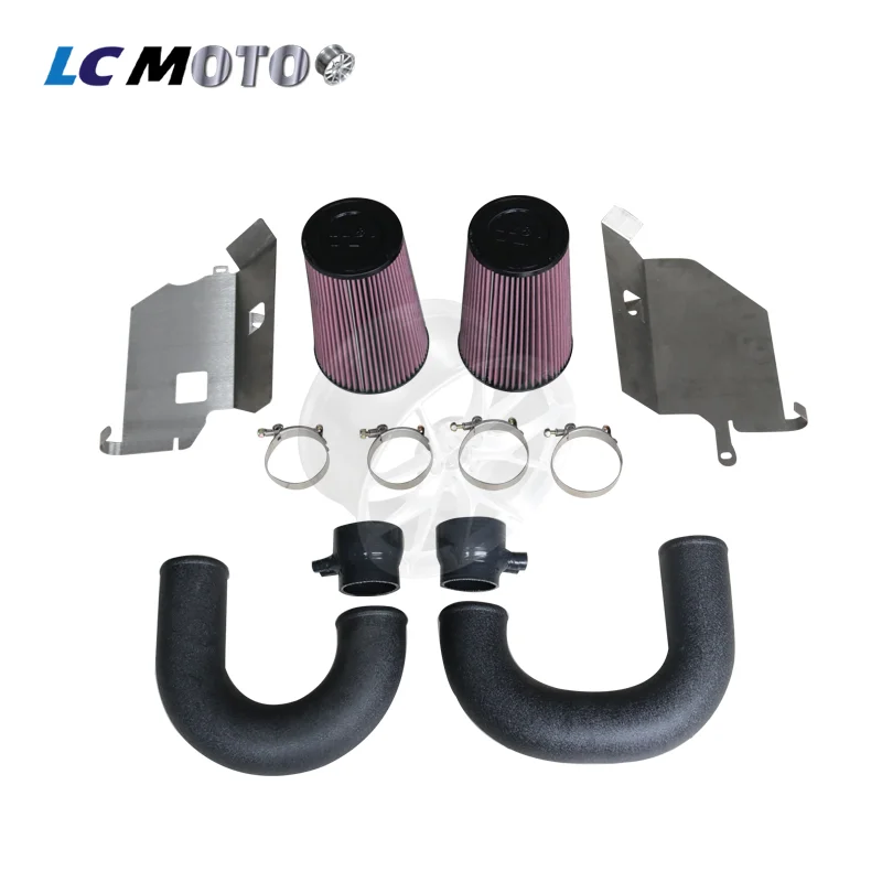 80MM High Flow Air Intake Pipe Kit For Mercedes W205 C63 C63S GLC63 AMG M177