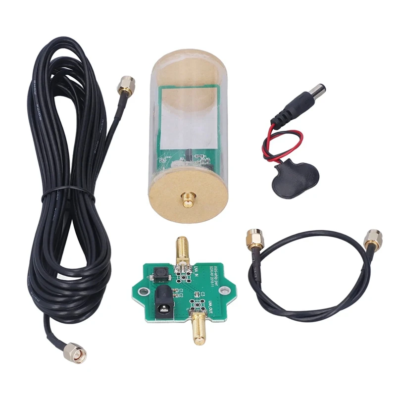 Mini Whip Antenna RTLSDR Receiver Medium Short Ultrashort Active Antenna Module For Radio Green PC+Metal 1 SET