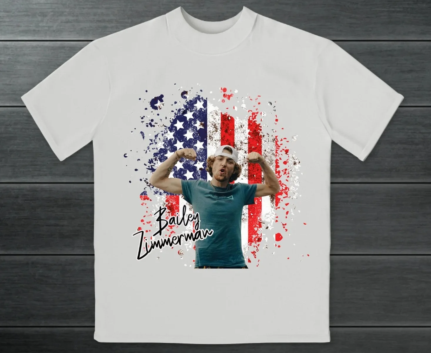 Bailey Zimmerman Merch Unisex T-shirt Men Short Sleeve Tops fashion Tee Clothes Causal Y2K Tops