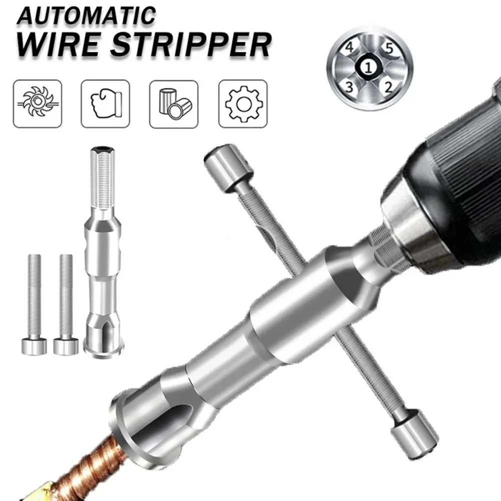 

Автоматический инструмент для зачистки проводов, инструмент для витой проволоки, пилинг кабеля, скручивающий разъем, электрик, зачистка, общие автоматические инструменты