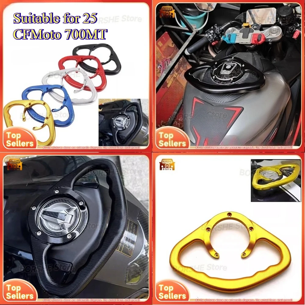 

2026 Suitable for 25 CFMoto 700MT Tank Handlebar Grip Pad Motorcycle Fuel Tank Protector Accessory for Sport Touring Bikes