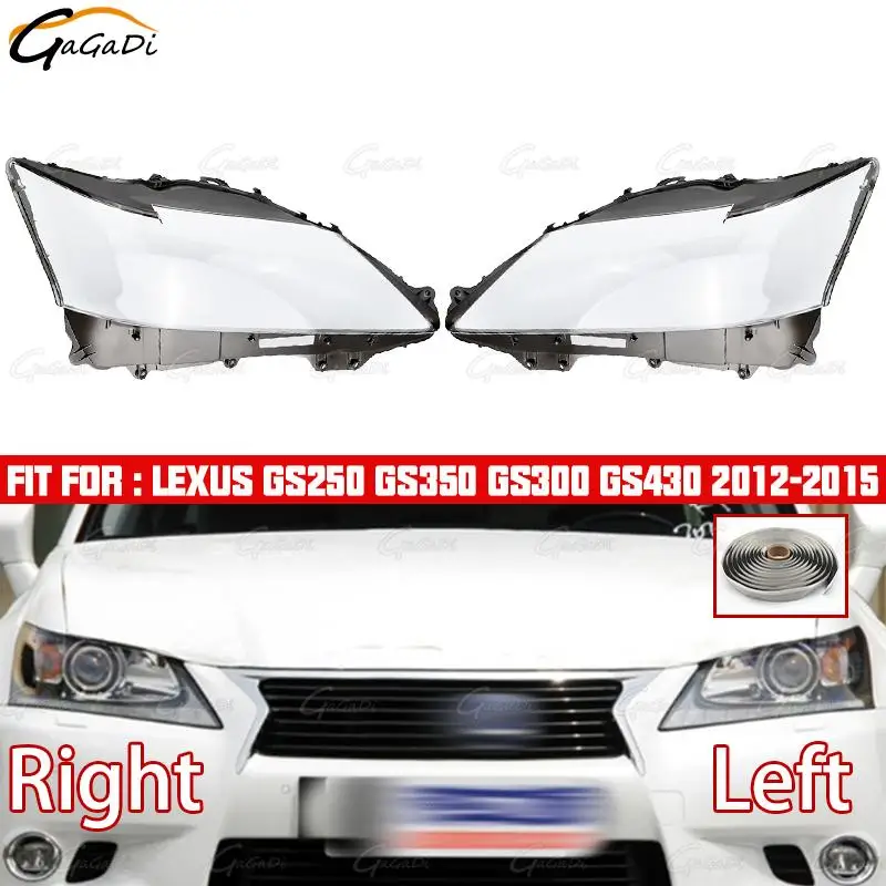 

Car headlight lampshade is suitable for Lexus GS250 GS350 GS300 GS430 2012-2015 headlight lamp shell to send rubber strip