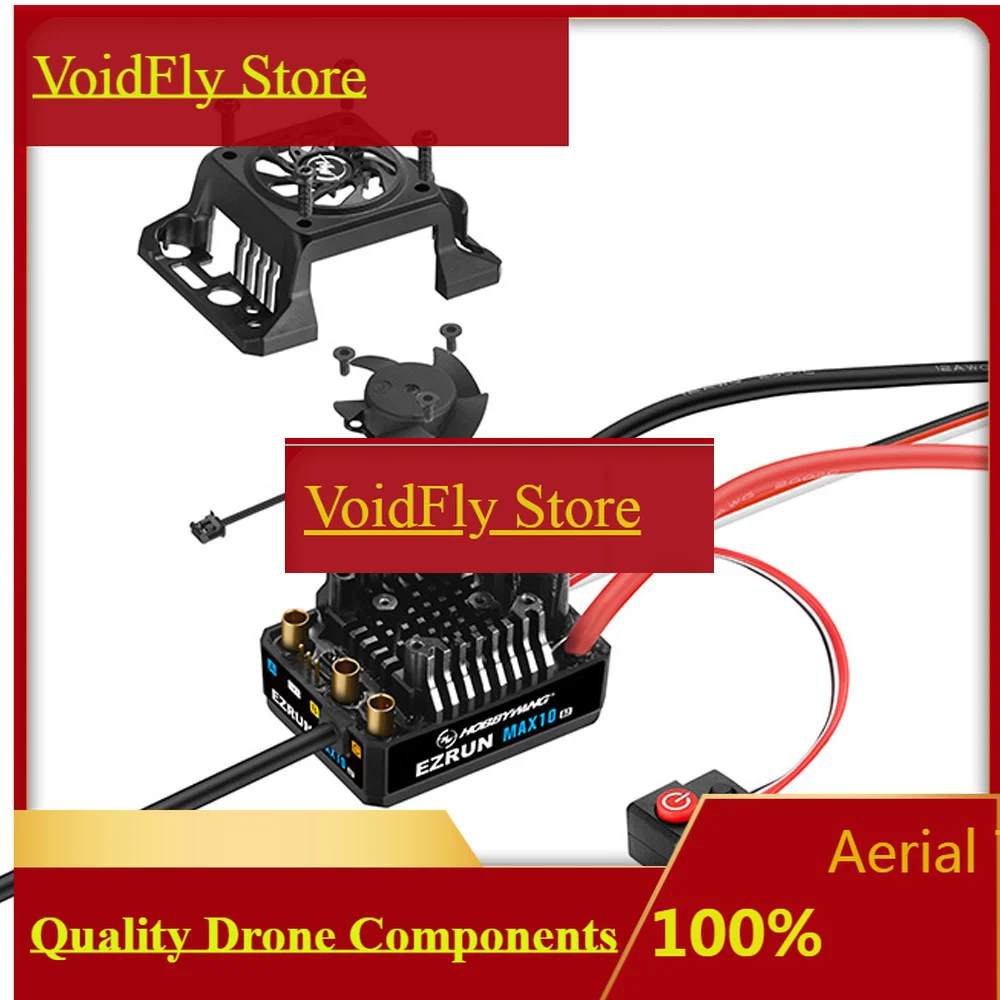 VoiFly New Hobbywing EzRun MAX10 G2 Sensible Brushless ESC 3652/3665 G3 Motor Package Combination Is Applicable To 1/10 RC Vehic