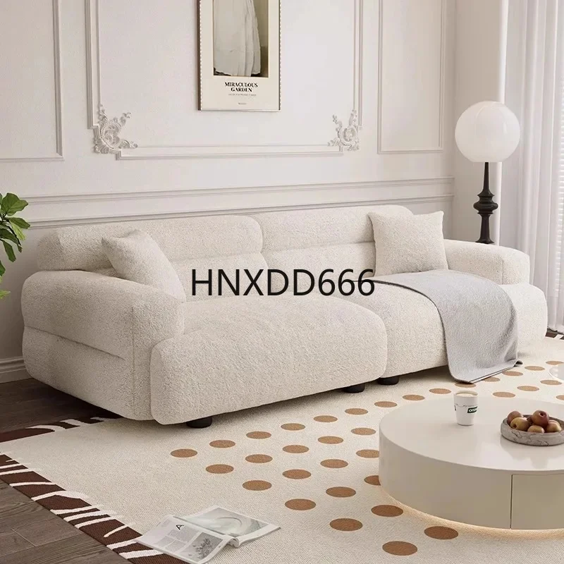 

Cloud Sectional Sofa Lounge Fabric Creamy for Small Apartment Living Room Armchair Home Balcony Garden Furniture