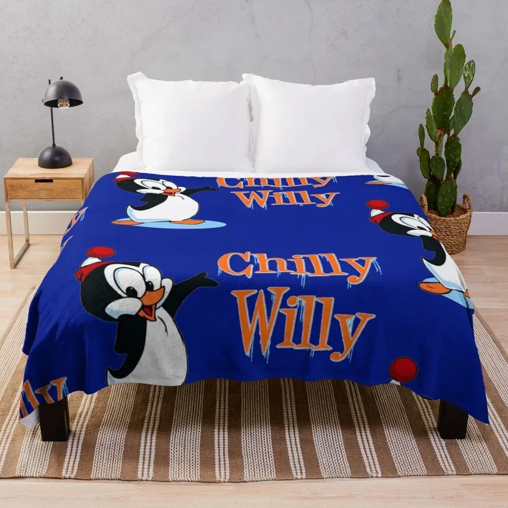 

Uh huh! Chilly Willy Vintage Retro Style Throw Blanket Sofas Luxury Thicken Blankets