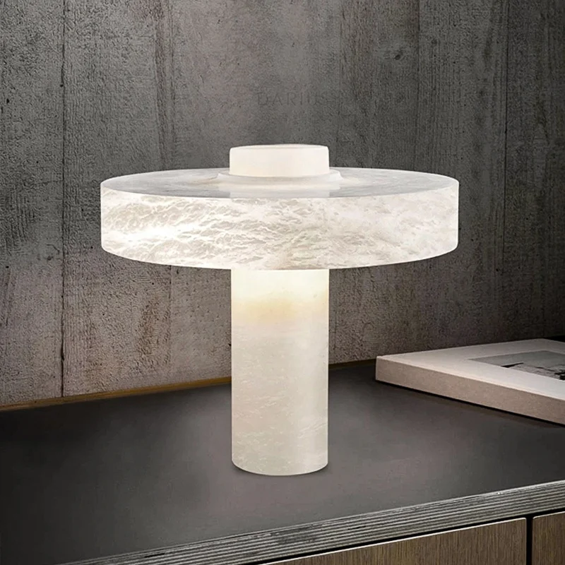 고급 스페인산 대리석 테이블 램프 호텔 실내 가정용 장식 독서등