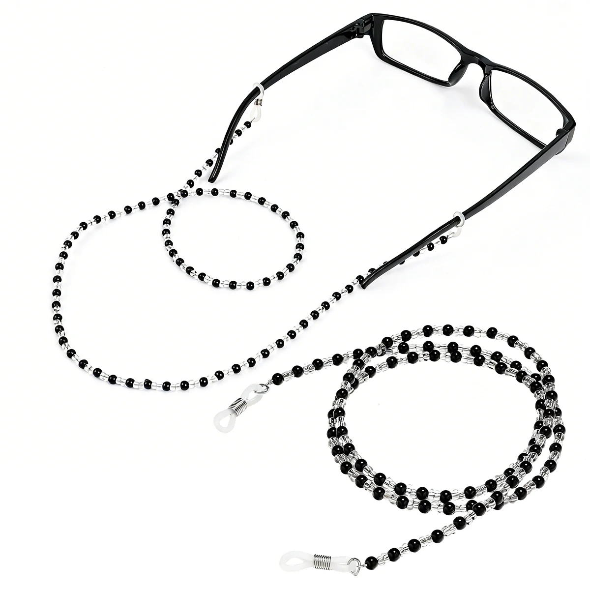 

1pcs Beaded Eyeglass Chain Women and Men's Eye Glasses Strap Neck Hanger Cord Lanyard String Keeper Holders for Eyewear PS07