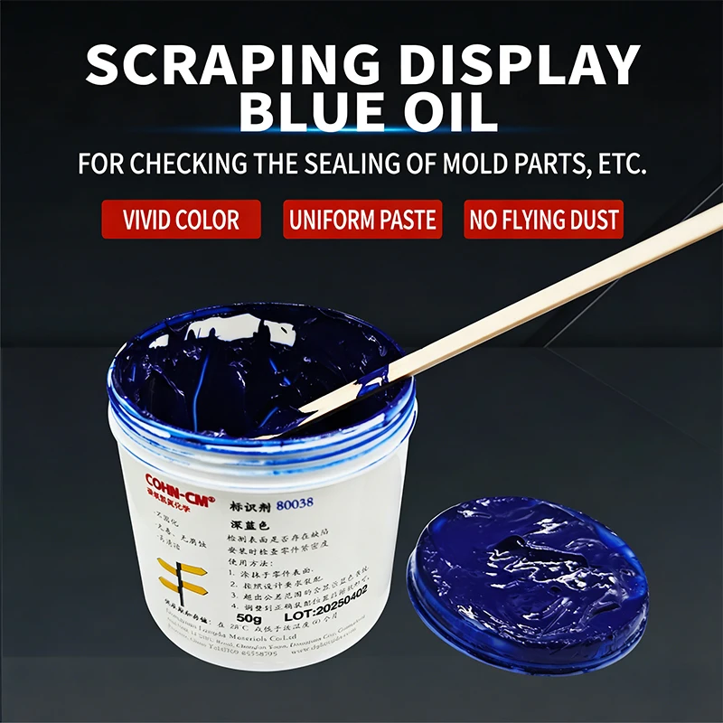 

Prussian Blue Oil for Scraping and Grinding of Molten Blue Oil Gear Ship Equipment, Sheet Metal Scraping Mold Oil 80038