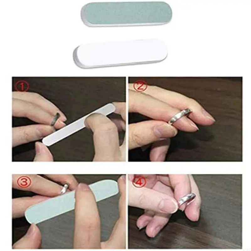 Ring Sizer Measuring Tool Set with Ring Mandrel Metal Ring Measurement Tool