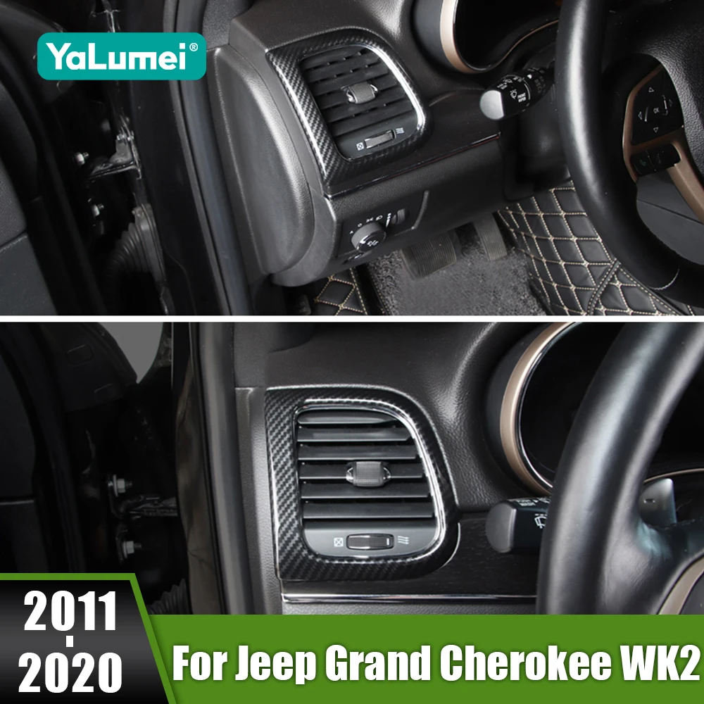 

For Jeep Grand Cherokee WK2 2011 2012 2013 2014 2015 2016 2017 2018 2019 2020 ABS Car Dashboard Air Conditioning Vent Sticker
