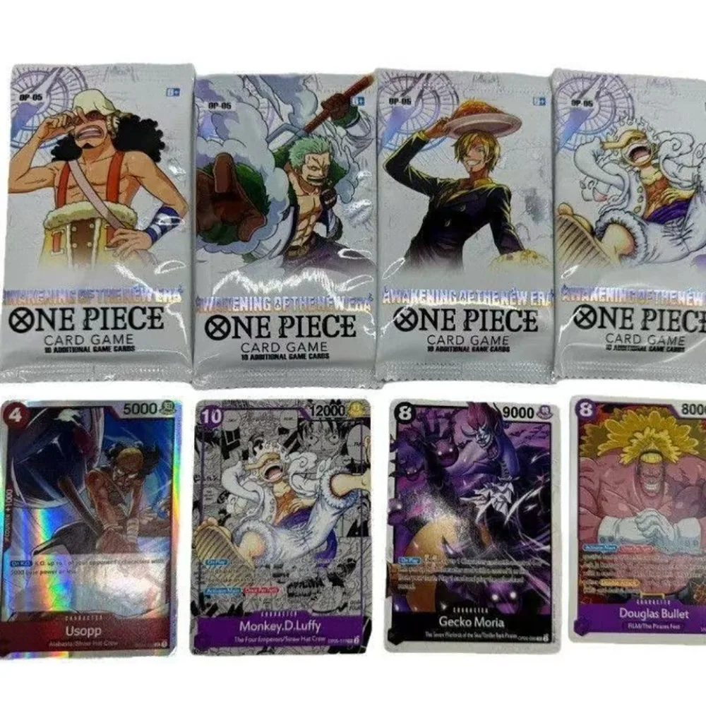 One Piece Collection Card Christmas Party Surprise Gift for Teen Fantasy Adventure Battle Anime Creative English Language Card