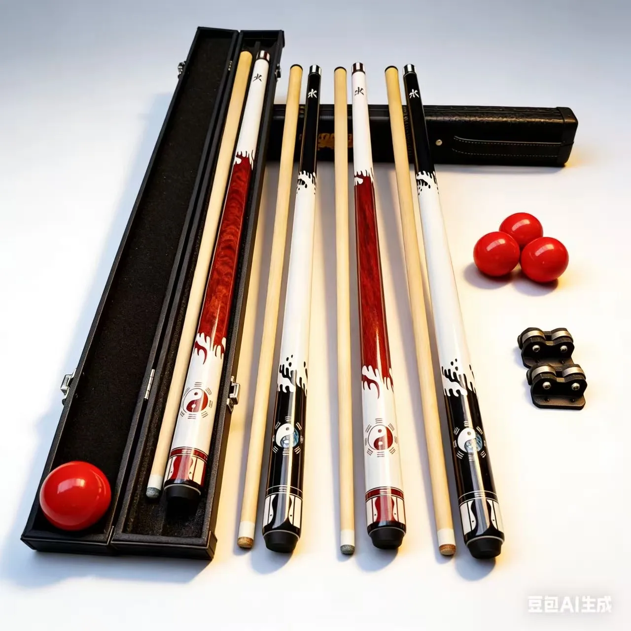 Exquisitely Handcrafted Professional Billiard Cue Precision-Polished From High-Quality Maple For Exceptional Durability Offered