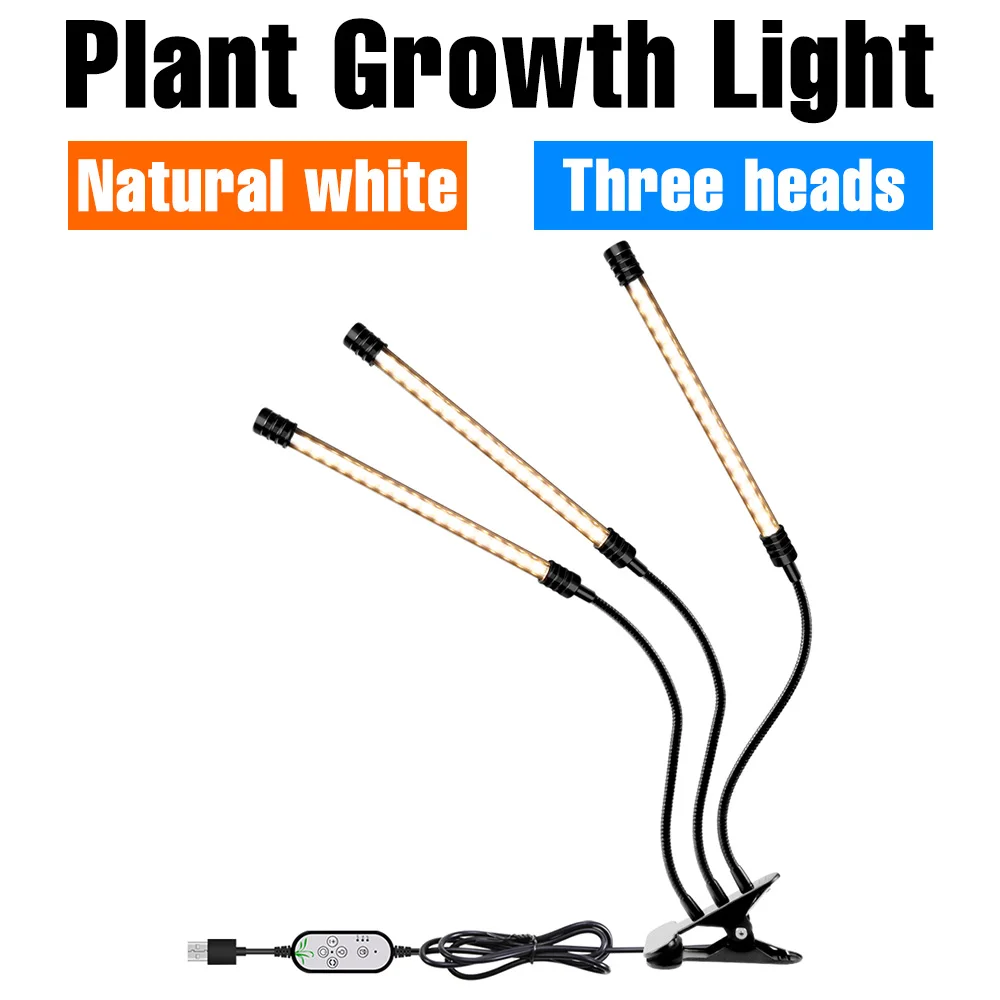 Led Full Spectrum Lamp Hydroponic Phytolamp Voor Planten Usb Plant Grow Light Kas Fyto Lamp Voor Zaailingen Bloemenkweektent