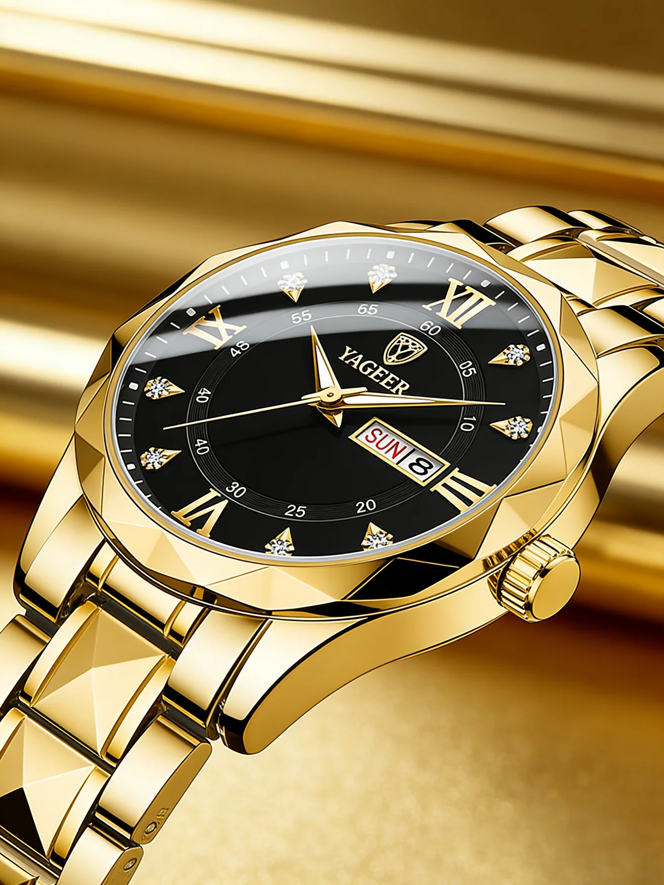 비즈니스 패션 스테인리스 스틸 남성용 로마숫자 야광 쿼 - Luxury Watch Under 20000 리뷰 및 가격