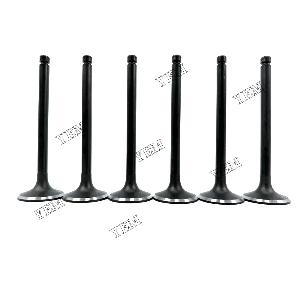 6x High performance 6D24 Intake Valve For Mitsubishi Engine parts