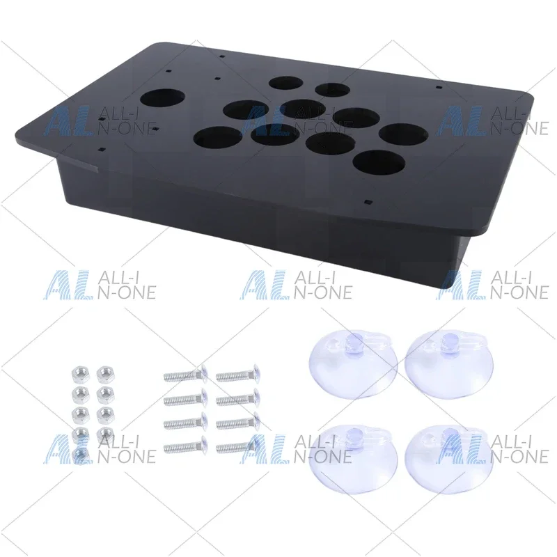 Arcade Joystick Acrylic Panel Case For Arcade Game Machine DIY Can Be Installed Joystick Button For Retro Video Game Durable