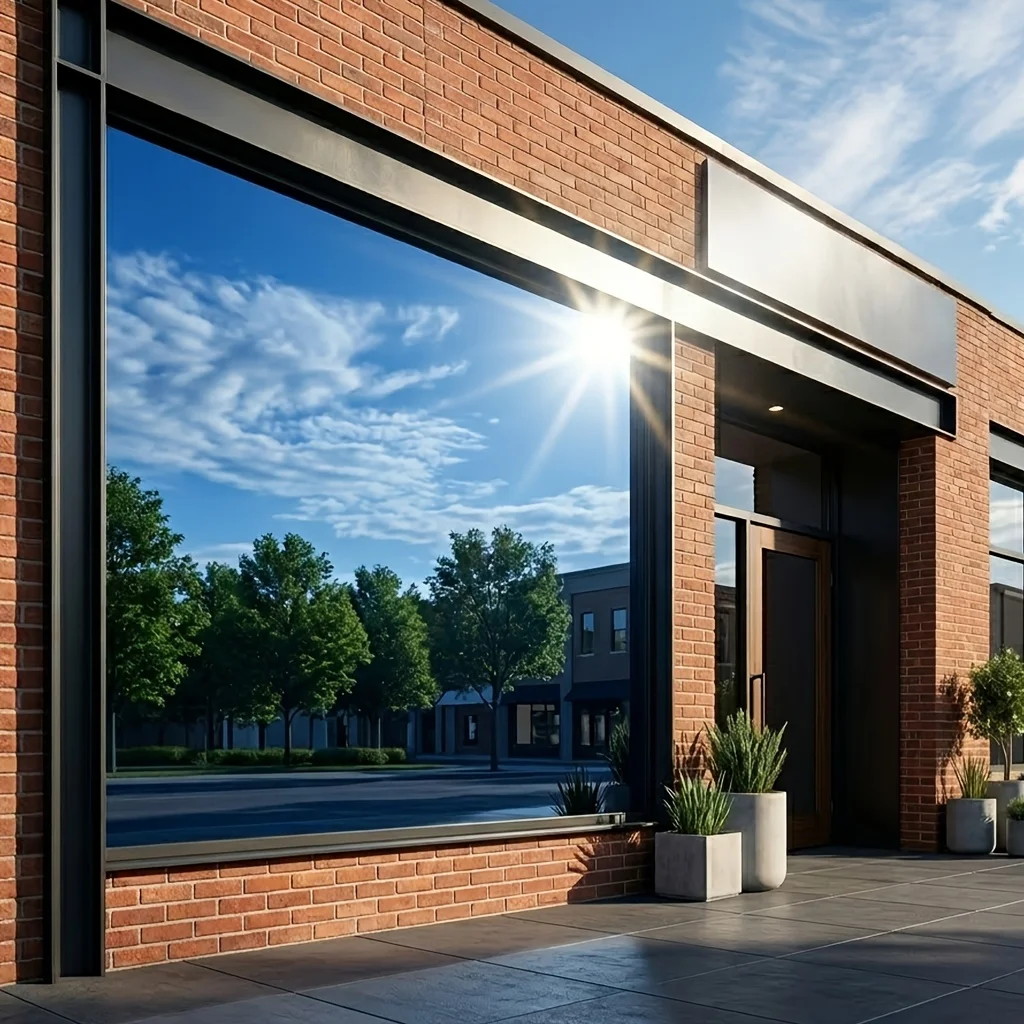 Reflektierende Sichtschutzfolie für Fenster, einseitig, hohe Wärmekontrolle, statisch haftend, für Schlafzimmer, Wohnzimmer, Balkon, Büro, Café, Glas