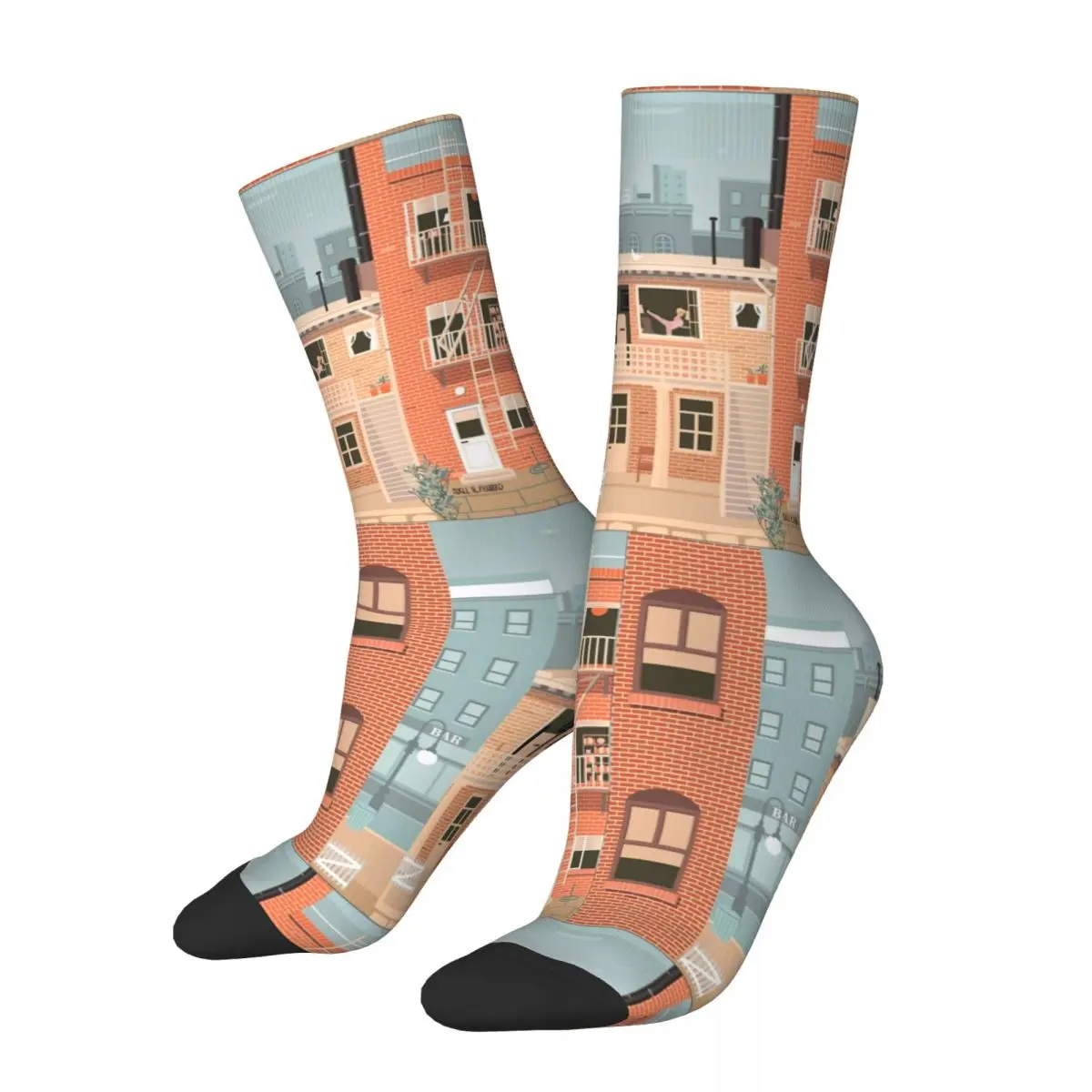 Casual Unisex Socks Alfred Hitchcock's Film Rear Window Merch Soft High Quality Sock All Seasons