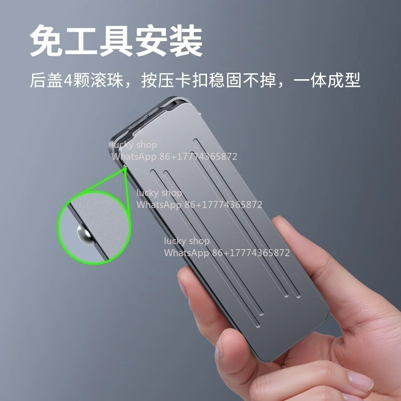 I9GTR M.2 Solid State NVMe Mobile Hard Disk Box Sata Dual Protocol M2 External Typec