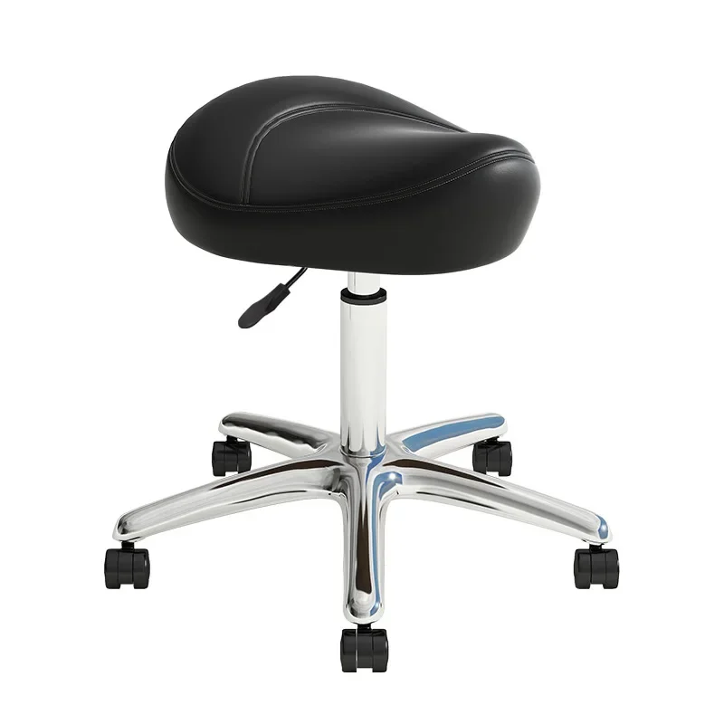Professional Beauty Stool Barber Shop Chair Hair Salon Rotary Lift Nail Makeup Pulley Work Bench for Beauty Professionals