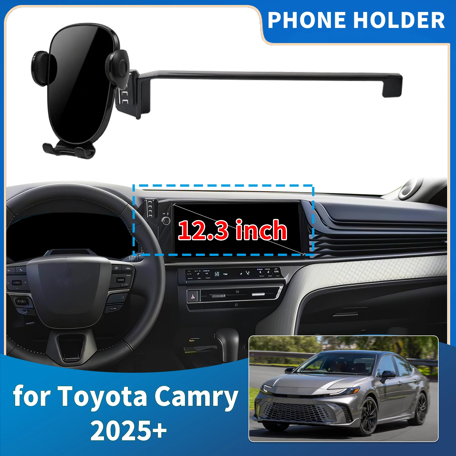 

for Toyota Camry XV80 2025 2026 2027 Integrated Screen Mount Phone Holder Mount Car accessoires