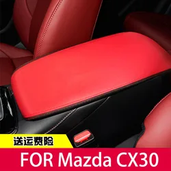 FOR Mazda CX30 Central armrest box set Hand box protective leather cover Automotive interior modification