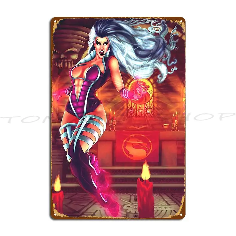 Ilsa The Wicked Warden Metal Plaque Poster Wall Cave Garage Painting Garage Decoration Customized  Tin Sign Poster