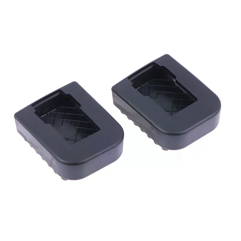 1/2Pcs Motorcycle Footrest Pad Soft For Scooter Support Rod Anti-slip Rubber Pads Motorcycle Base Bracket Extension Foot