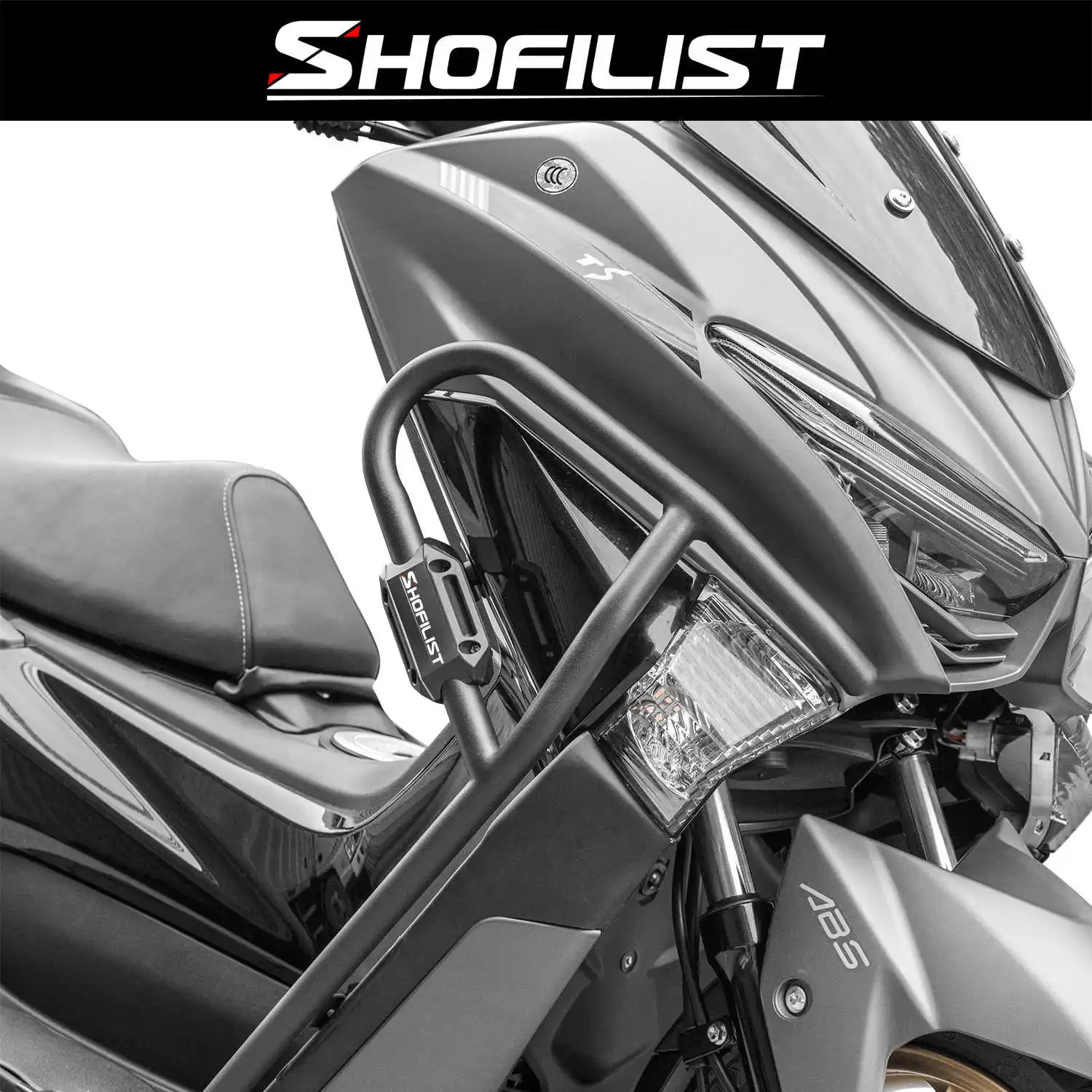 مصد فولاذ كربوني عالي معدل ، دعم معزز ، شريط مضاد للسقوط ، إطار حماية الجسم ، مناسب لـ TEYIN TS150 #4