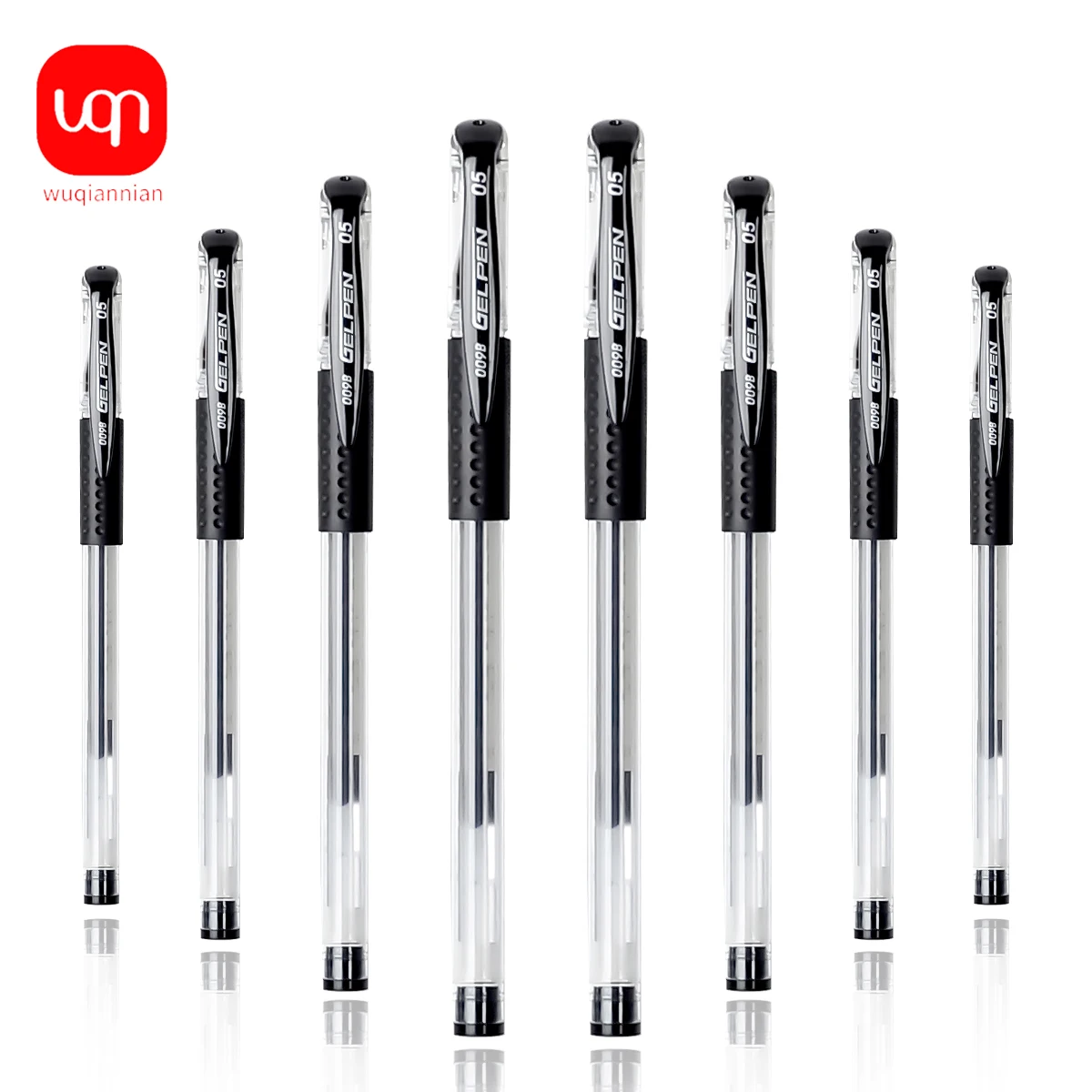 

WQN 3/6PCS Classic Signature Gel Fountain Pen Durable Ballpoint Pen Bullet Tip 0.5mm for School Office Supplies Stationery