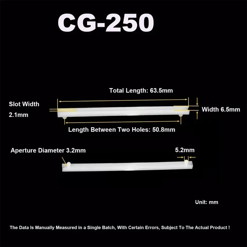 

Plastic PCB Card Guide Rail / Printed Circuit Board Slot Holder - Snap-In Mounting for Standard 1.6-2.4mm Thick PC Boards