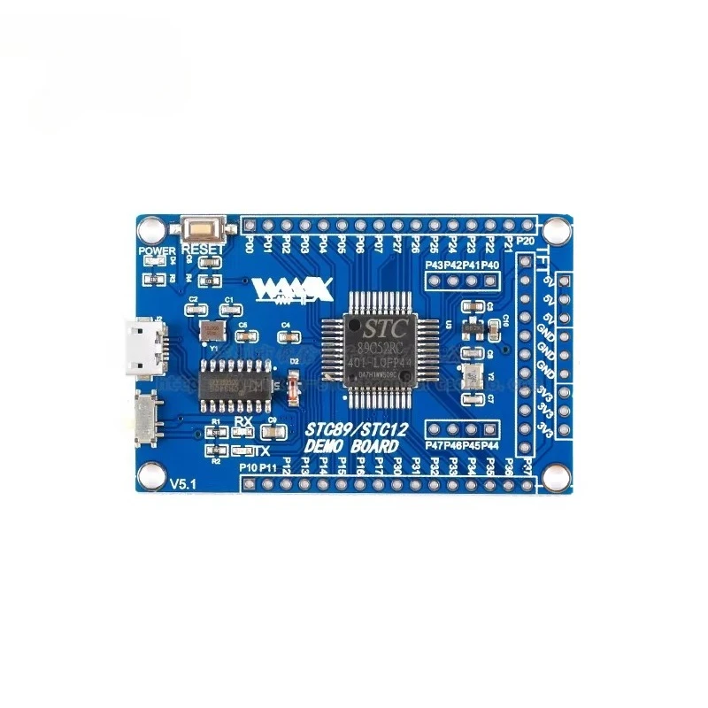 Placa de desarrollo STC89C52RC 51 placa experimental placa de desarrollo de microcontrolador CH340